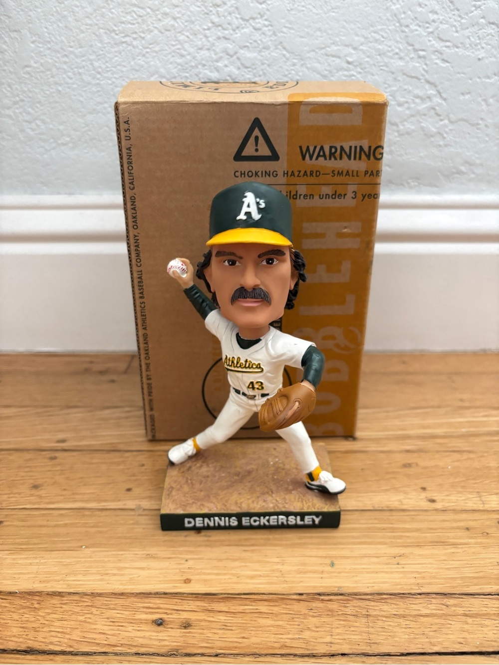 Oakland Athletics A’s Dennis Eckersley #43 Bobblehead 2004 SGA